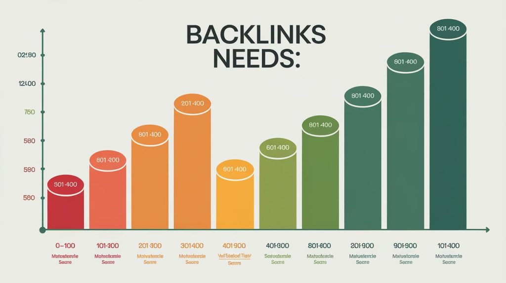 La concurrence et la difficulté influence le besoin en backlinks